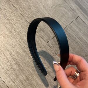 Black Leather Headband